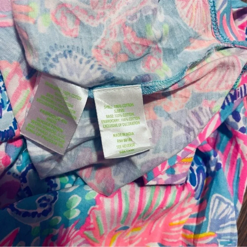 Lilly Pulitzer‎ Romper Women’s Size XS Splendor in the Sand Eyelet NWOT